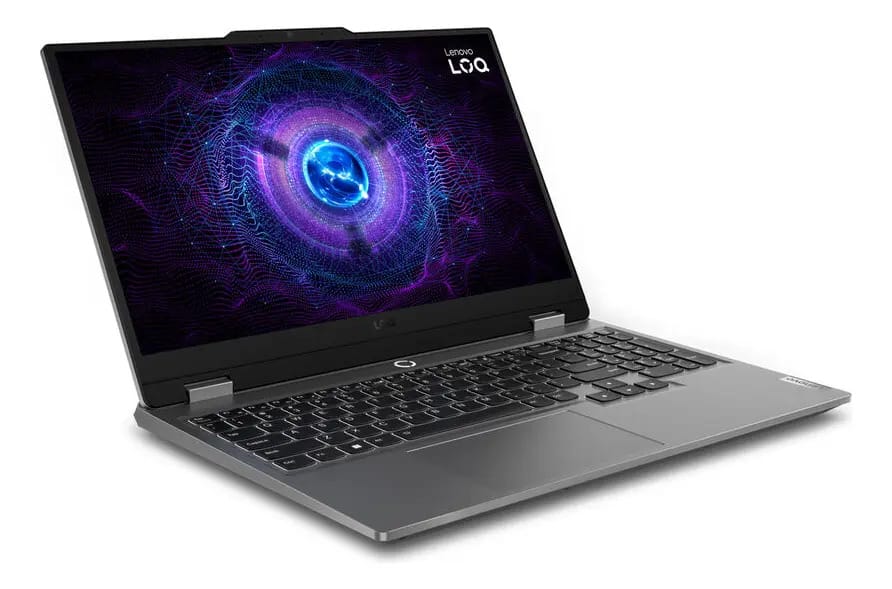 Notebook Lenovo Loq Core i5-12450HX 8gb Ram 512gb Rtx 3050 6gb cinza