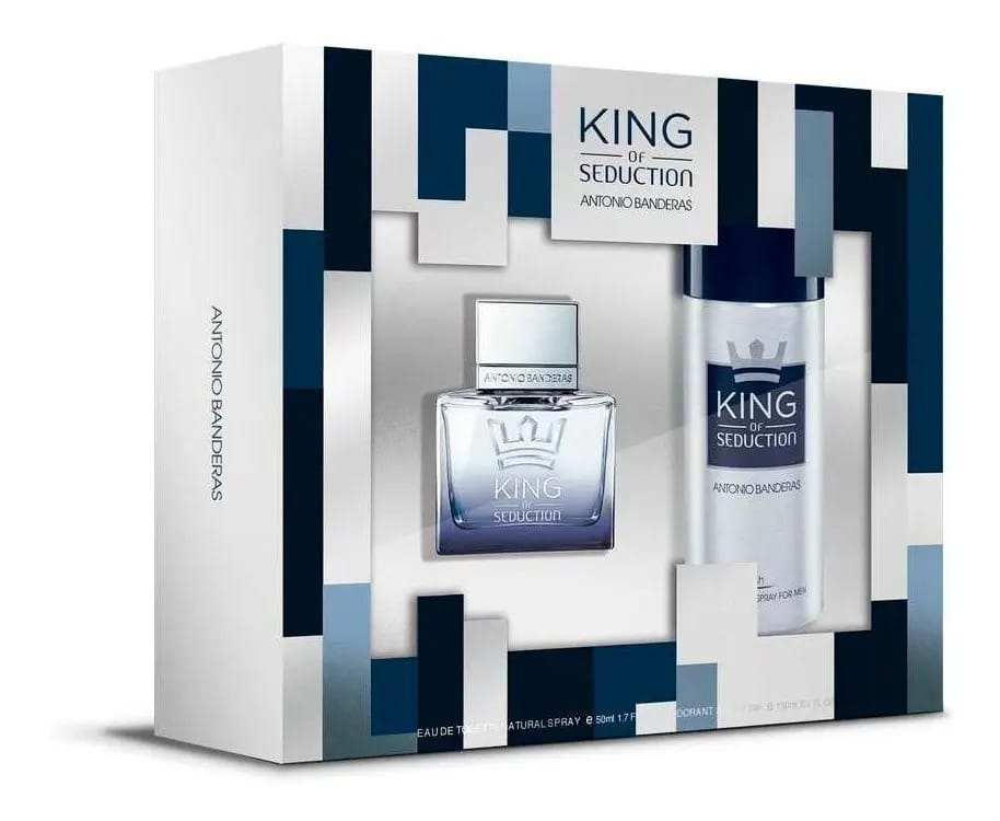 Estuche Antonio Banderas King Of Seduction Edt 100 ml + Deo