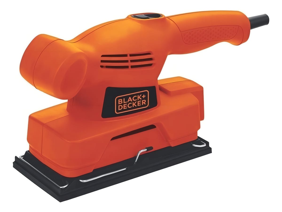 Lixadeira orbital Black+Decker CD455 laranja e preta 60Hz 138W
