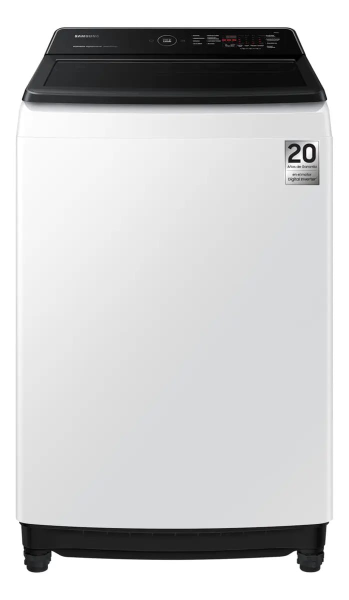 Lavadora Samsung Superior de 19 kg Smartthings Ecobubble White