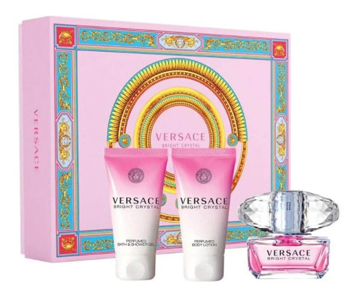 Conjunto Versace Bright Crystal Edt 50 ml
