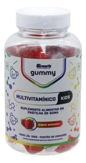Multivitaminico Kids Gummy Growth Mais Imunidade E Vitaminas