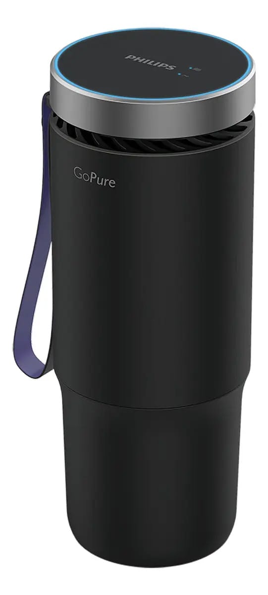 Philips Gopure Gp5611 - Purificador de ar HEPA portátil pequeno com LED UVC, para carros, caminhões, caravanas, redução de alérgenos, maus odores, fumaça, odores de animais de estimação, bactérias...