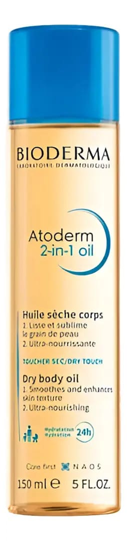 Óleo Corporal Hidratante Bioderma Atoderm 2in1 Oil 150ml | Pele Normal a Seca