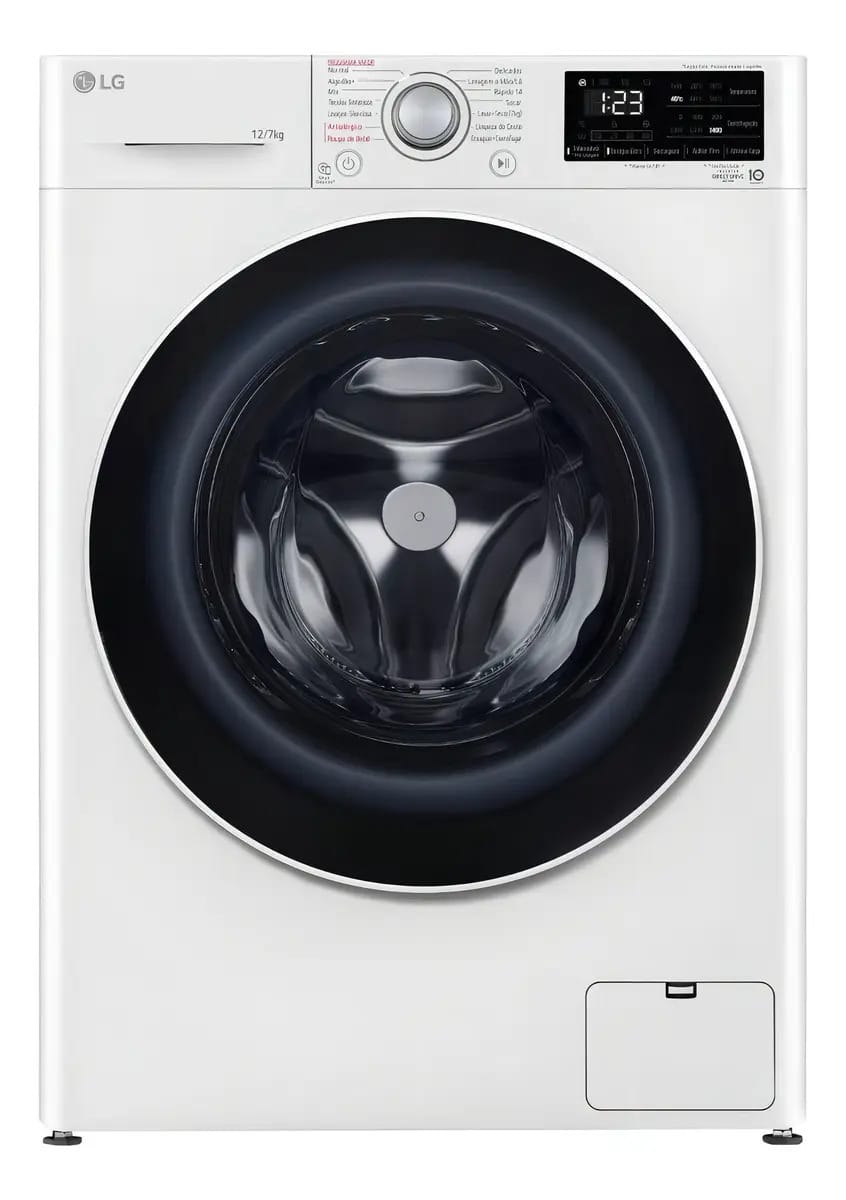 Lava E Seca Smart LG Vc5 12kg Branca Aidd Cv3012wc5a