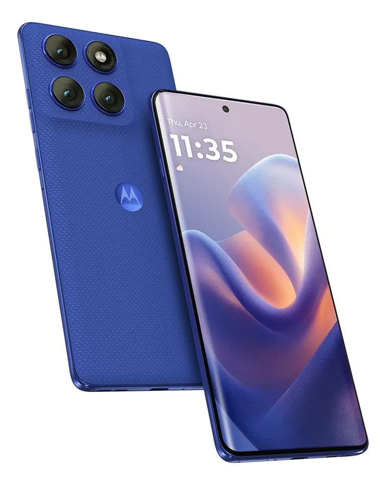 Motorola Edge 60 Pro, (12gb RAM/512GB), 50mp, celular desbloqueado, cor azul