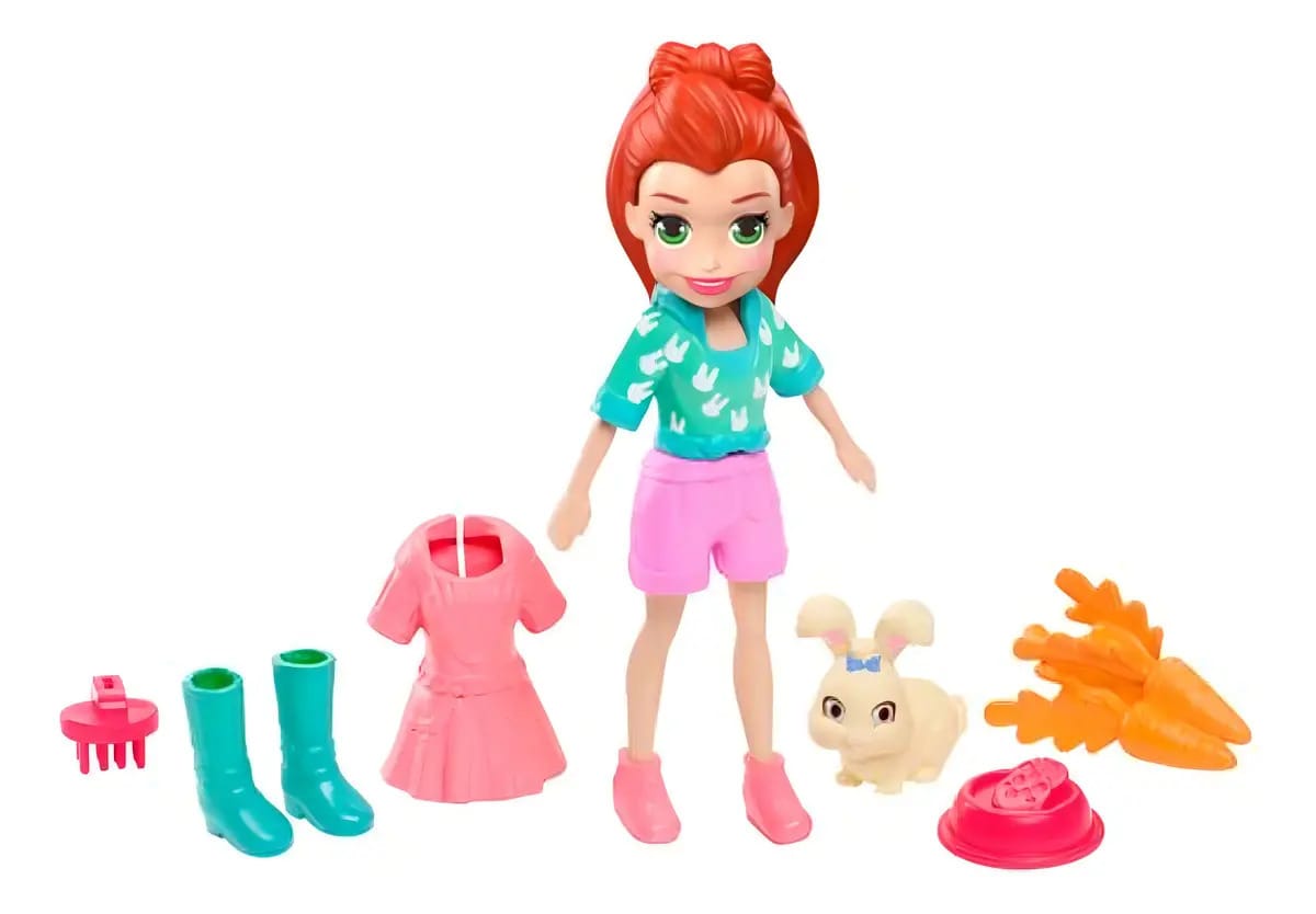 Polly Pocket Lila Com Bichinho - Mattel
