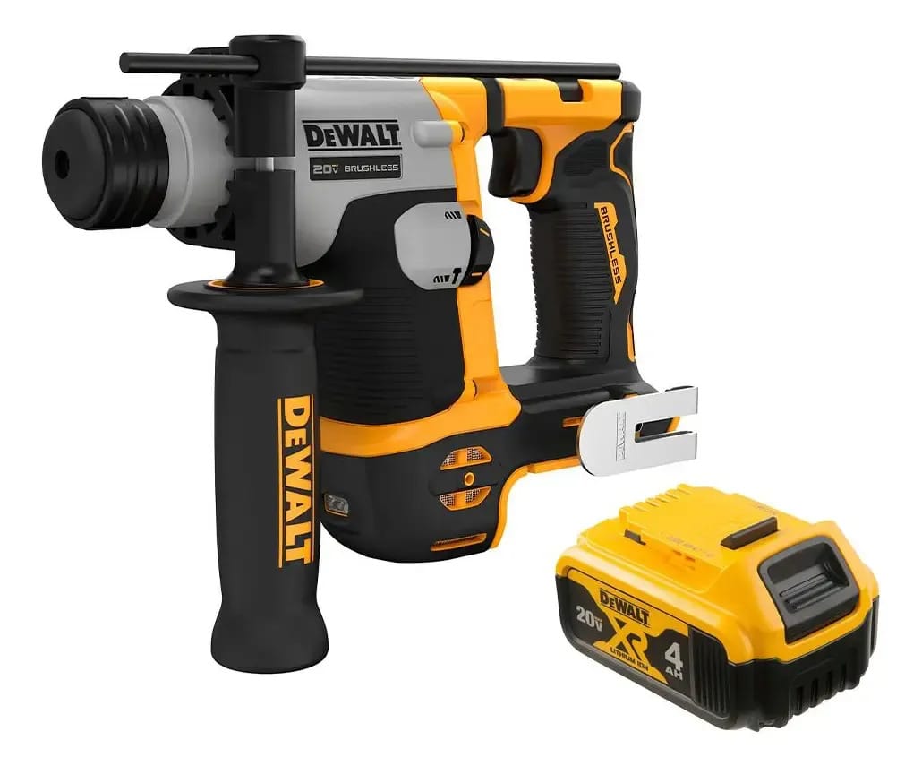 Dewalt Dch172b-b3 + Bateria Dcb204-b3 Martelete Perfurador Amarelo