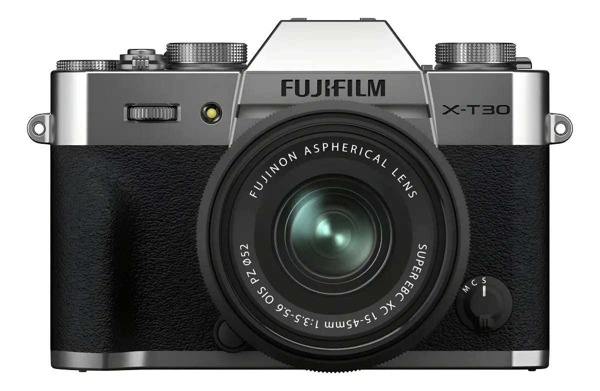 Câmera Fujifilm X-t30 Ii Mirrorless Prata + Lente Xc 15-45mm Cor Cinza/preto