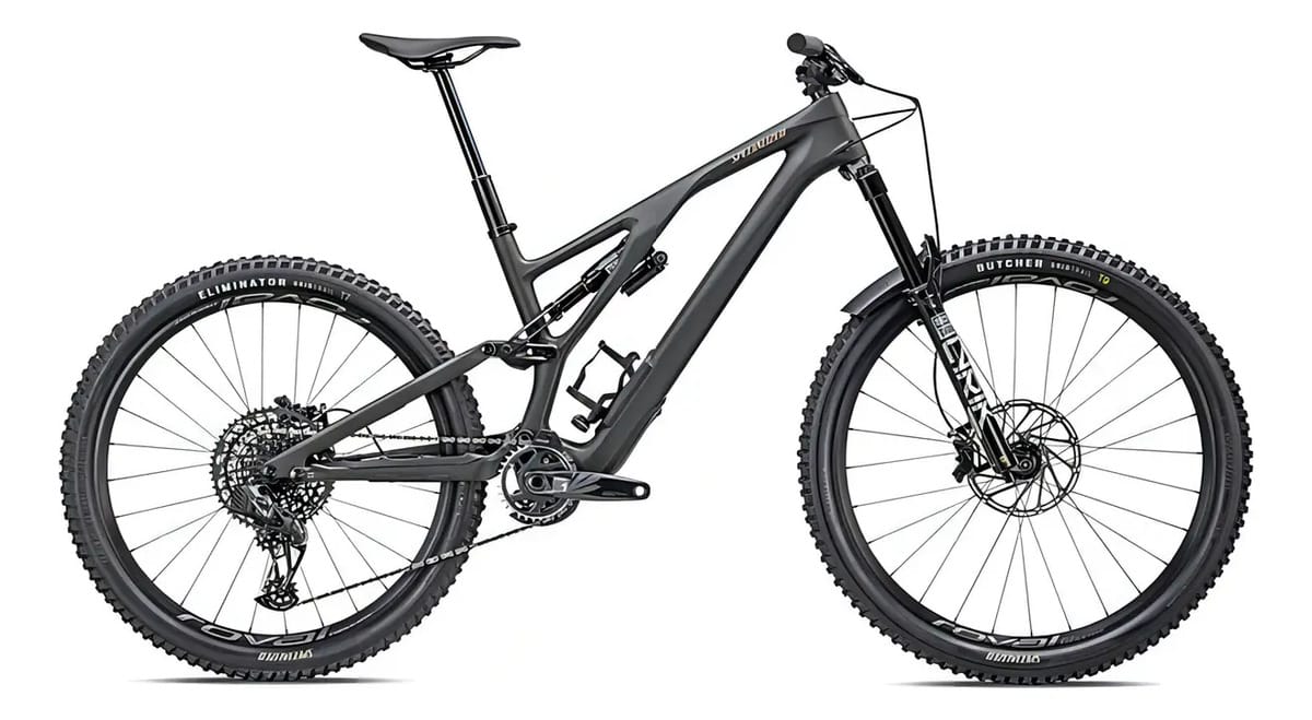 Specialized Stumpjumper Evo Ltd., cor da bicicleta, verde musgo escuro, tamanho da moldura: S5
