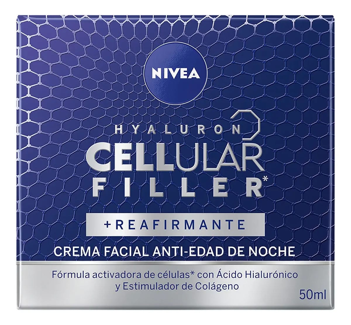 Creme facial noturno nutritivo antienvelhecimento Nivea Cellular - 50 ml