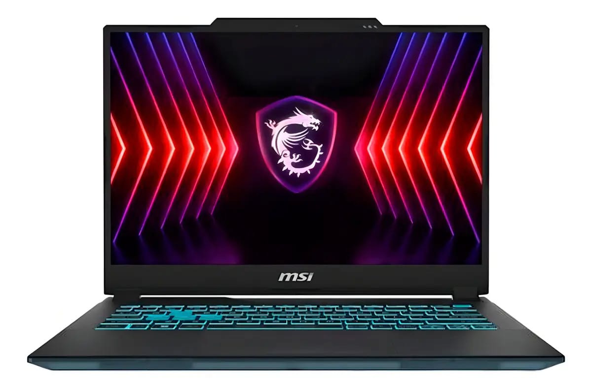 Msi Cyborg 14 A13vf I7 16gb 512gb Ssd Rtx 4060 8gb Cor preta