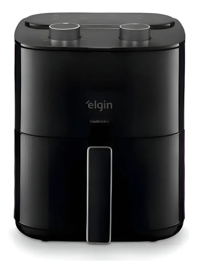Fritadeira Air Fryer Elgin Facilita Fry 3,5l Potência 1400w Cor Preto