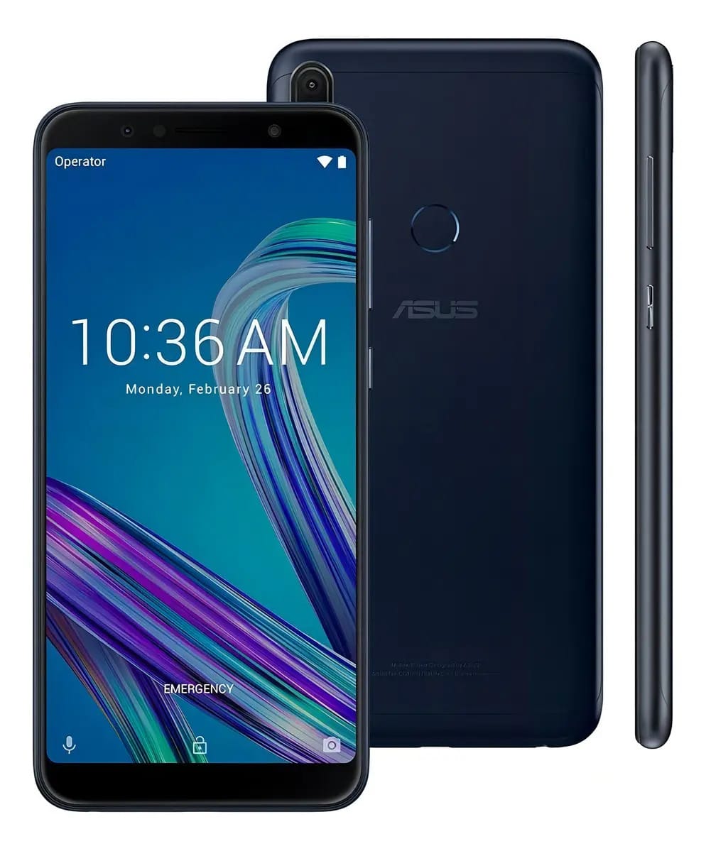 Asus ZenFone Max Pro M1 ZB602KL (13 Mpx) Dual SIM 64 GB preto-oceano 4 GB RAM