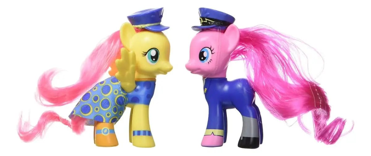 Figuras em Y Fluttershy da Hasbro Wonderbolts da My Little Pony