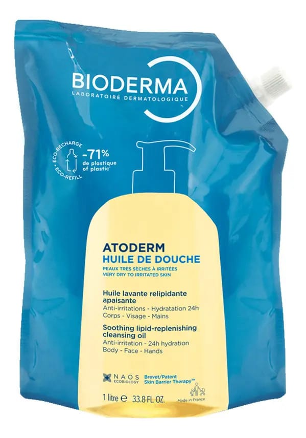 Bioderma Atoderm Óleo De Banho Higiene Hidratante Diária 1L REFIL