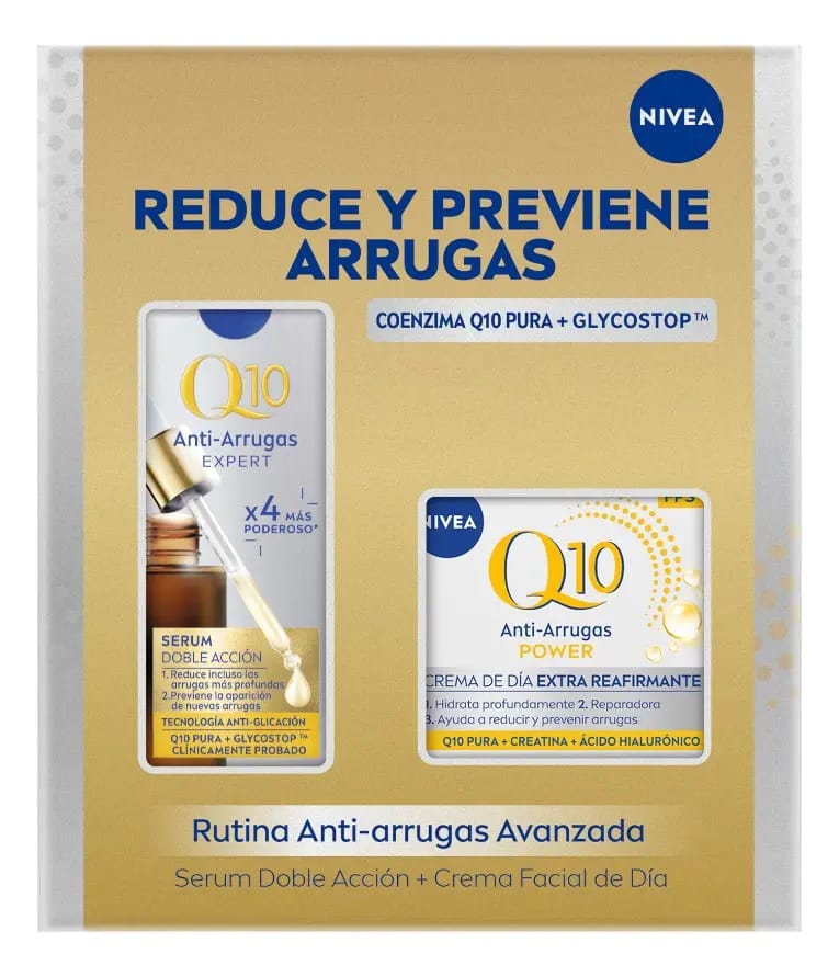 Pacote de dia Nivea Q10 50 ml + sérum 30 ml