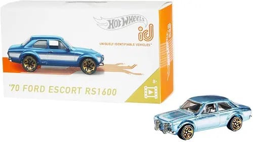 Hot Wheels Id 70 Ford Escort Rs cor azul