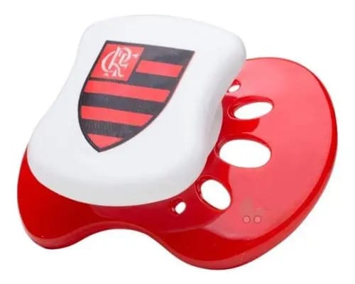 Chupeta Flamengo Silicone Redonda Tam 2 - Lolly