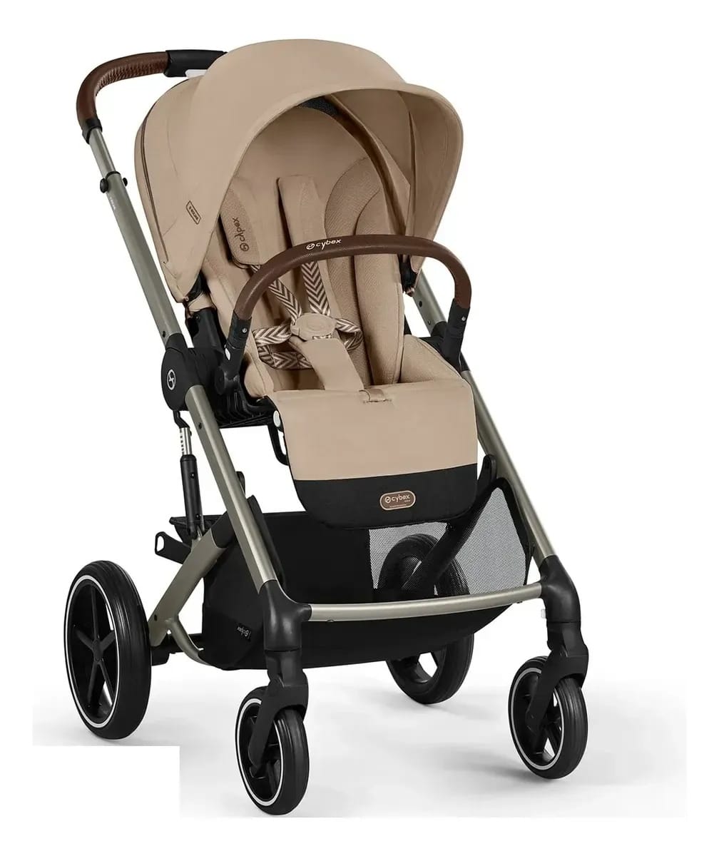Carrinho de bebê reversível Cybex Balios Bege Cinza