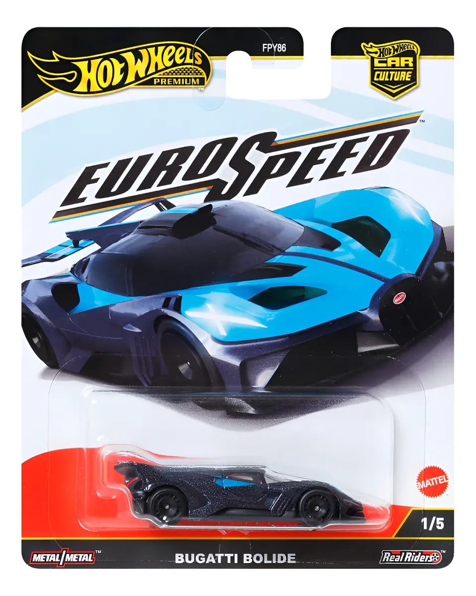 Hot Wheels Premium Car Culture Bugatti Bolide Euro Speed