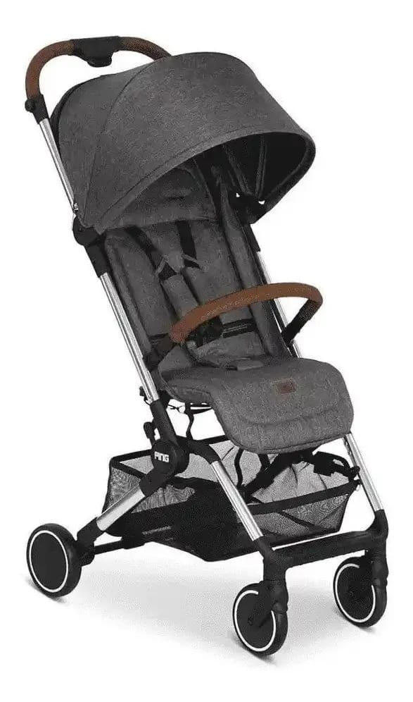 Carrinho De Bebê Ping Diamante Asphalt Abc Design