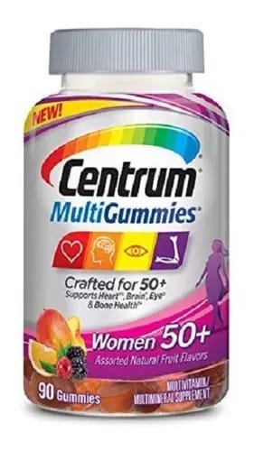 Centrum Multigummies Mulher Women 50+ C/90 Gomas Imunidade
