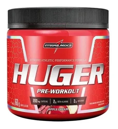 Pre Treino Integralmedica Huger - Sabor Huger Pre Treino - Apple Dream