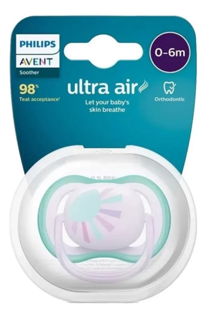 Chupeta Philips Avent Ultra Air 0 - 6 meses lilás Scf086-04