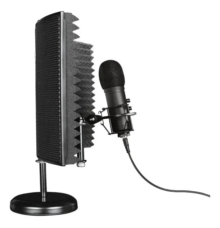 Microfone Studio Trust Rudox Gxt 259 Com Filtro Cod:23874 Preto