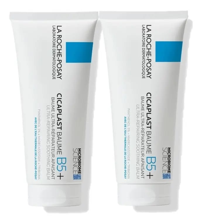 Combo La Roche Posay Cicaplast Baume B5 X100 ml x 2 unidades Hora de aplicação Tipo de pele sensível diurno/noturna