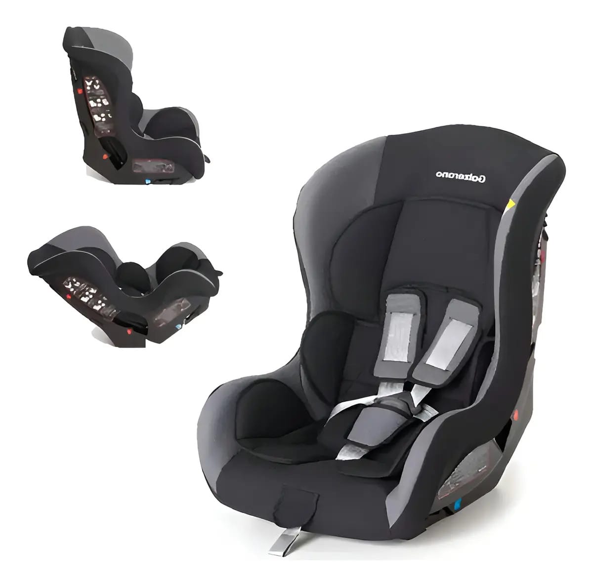 Cadeirinha para Carro Galzerano Maximus 0 a 25kg Preta Segurança Arnês