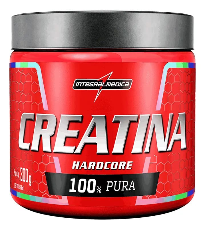 Creatina Integralmedica 300g Hardcore Pote Sem Sabor