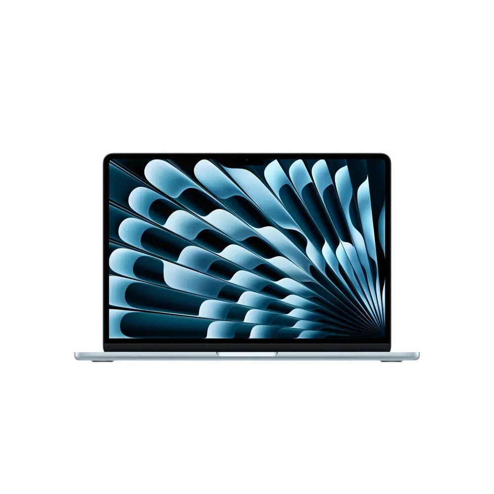 MacBook Air de 13 polegadas: Chip M5, CPU de 10 núcleos, GPU de 10 núcleos, Neural Engine de 24 núcleos, 1TB - Azul-céu