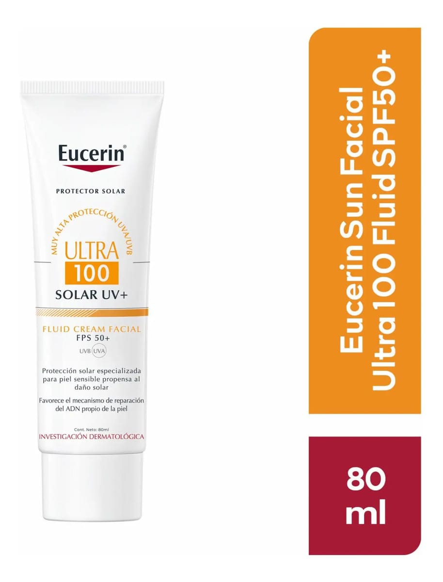 Protetor solar Eucerin Ultra 100 50FPS en creme 80mL