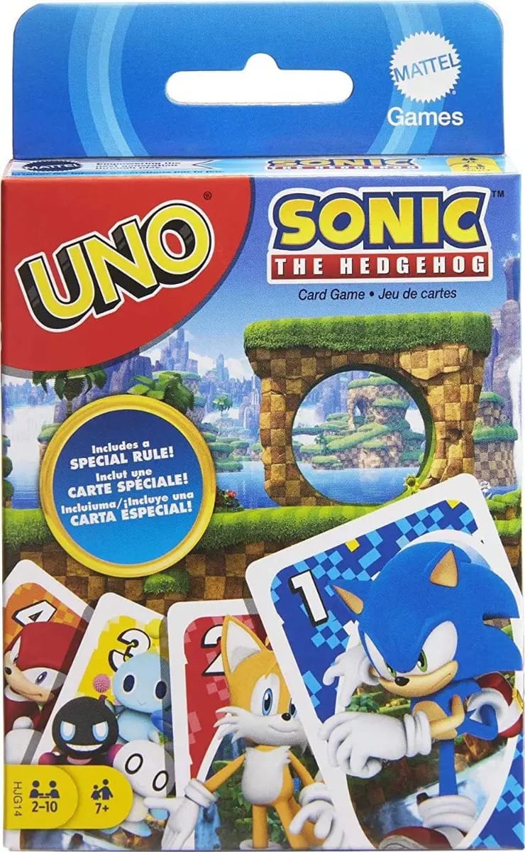 Jogo de cartas Uno Sonic Mattel Games