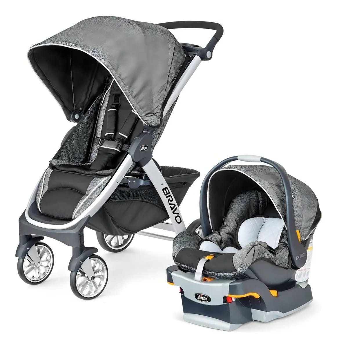 Carrinho de passeio Chicco Bravo Travel 3 em 1 Avena