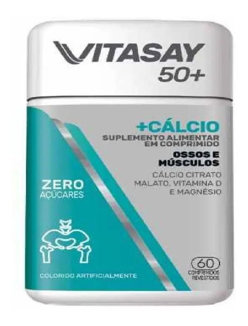 Vitasay 50 Mais Pelé Cálcio Vitamina C/60 Musculos