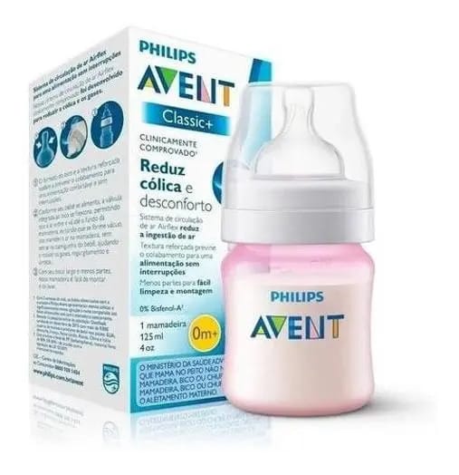 Kit 3 Mamadeiras Avent Classic Anticólica 125/260/330ml