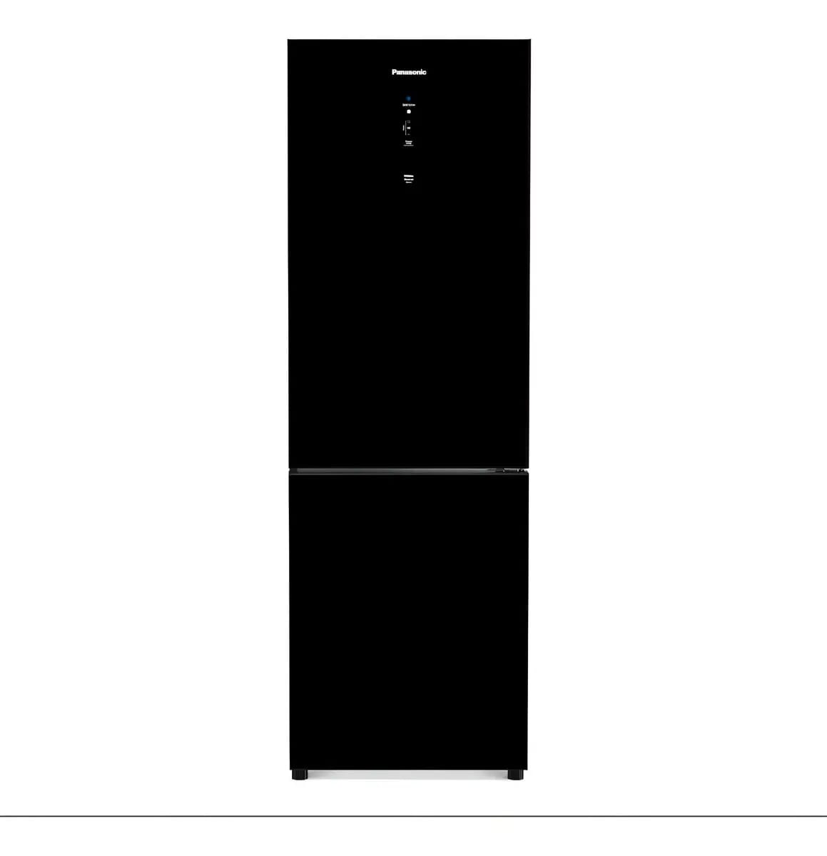 Geladeira Panasonic A+++ Inverse Frost Free 397l Black Glass