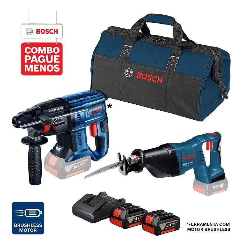 Martelete eletropneumático Bosch cinza-escuro