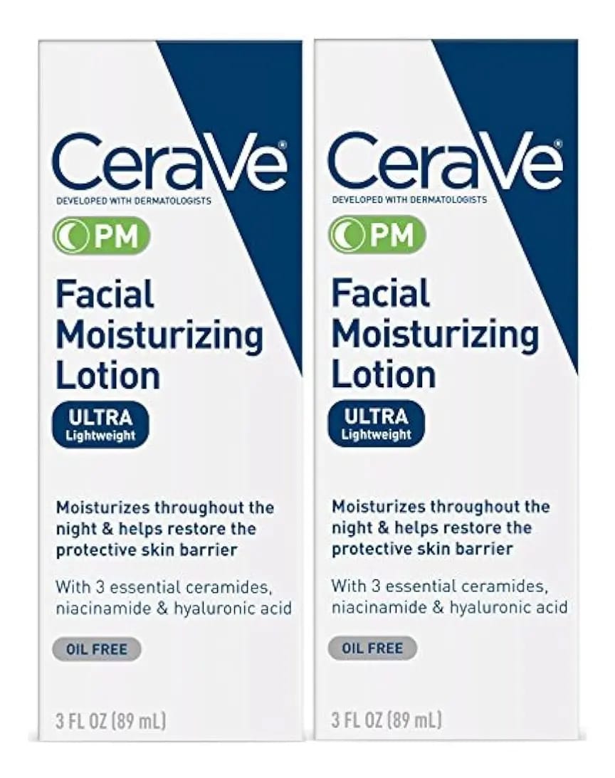 Loção hidratante facial ultraleve Cerave Pm 6 onças