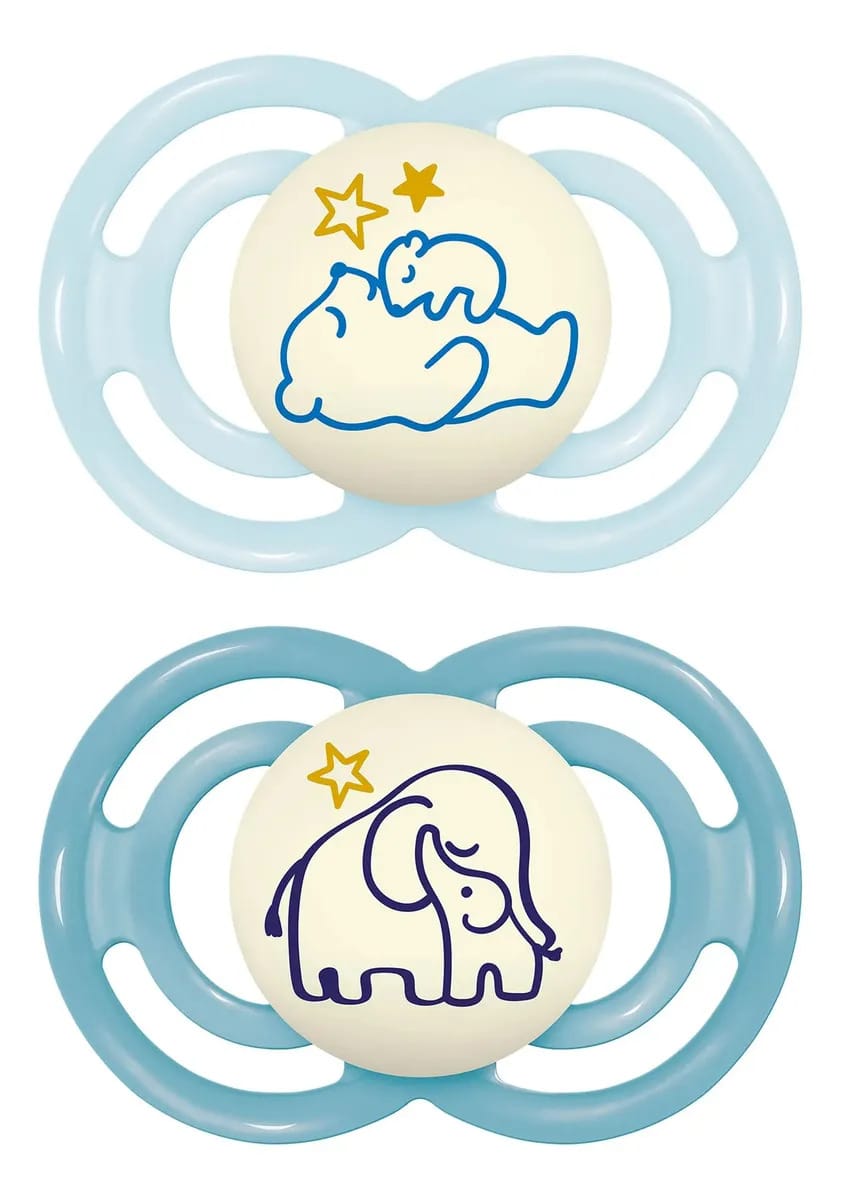 Mam Perfect Night — Chupeta para bebês, mamilo patenteado, B. +18 meses