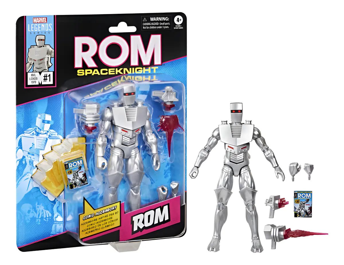 Figura Rom: Spaceknight - Marvel Legends Series - Hasbro