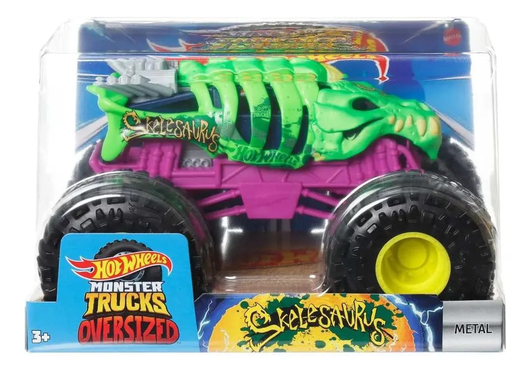 Hot Wheels Monster Trucks Skelesaurus Htm81 - Mattel Fyj83