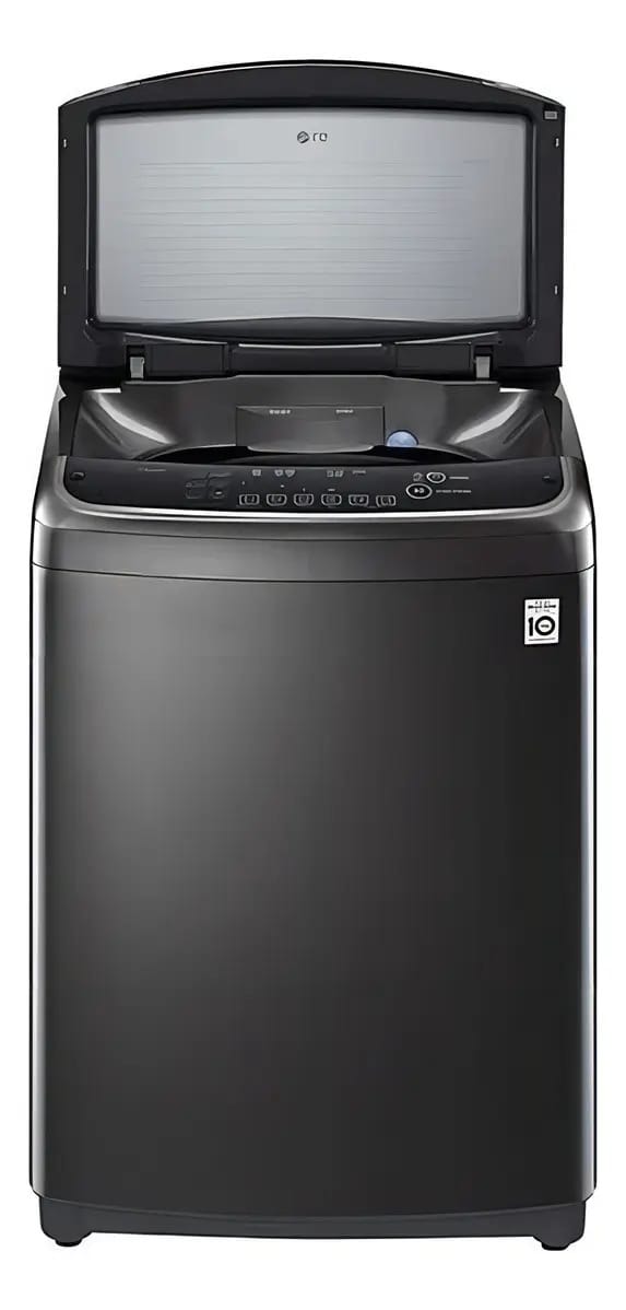 Lavarropas automáticos LG WT19BSS6H preto aço 19kg