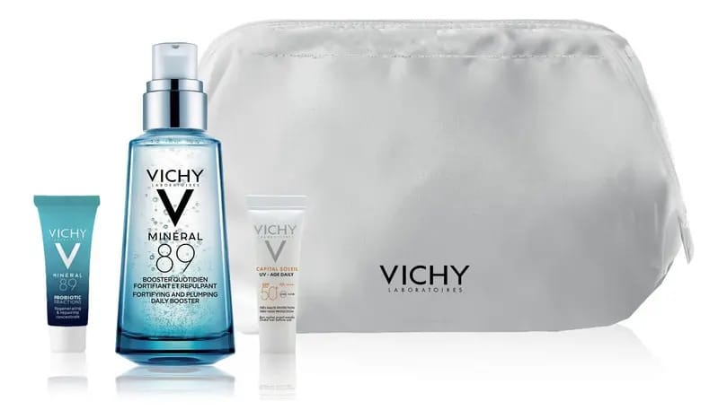 Vichy Mineral Pack 89 Rotina de hidratação para o Dia das Mães Horário de aplicação Dia/Noite Tipo de pele Todos os tipos de pele
