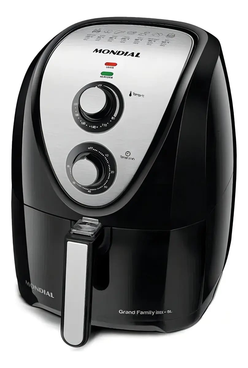 Air fryer Mondial Grand Family Inox AFN-50 AFN-50-BI cor preto/inox
