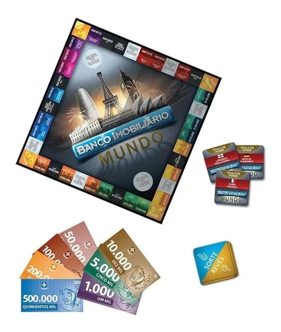 Jogo Banco Imobiliário Mundo Estrela