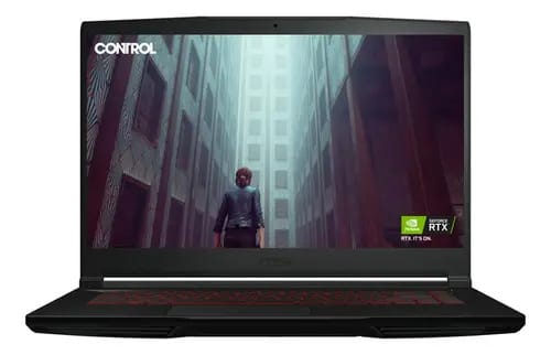 Laptop Gamer Msi Thin Gf63 Rtx 3050 Core I5 8gb 512gb 15,6 cor preta